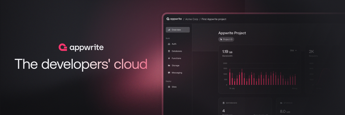 Appwrite acik kaynak backend platformu banner gorseli