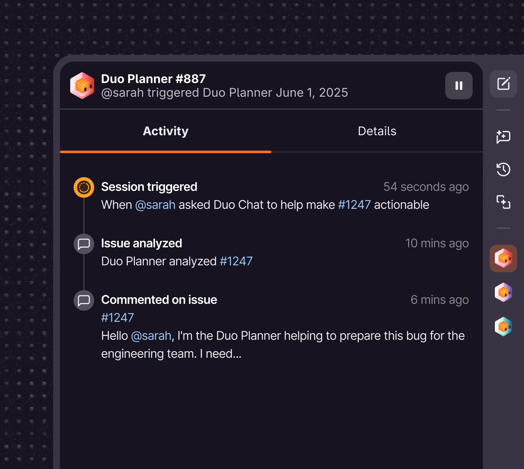 GitLab DevSecOps platform görselleştirmesi