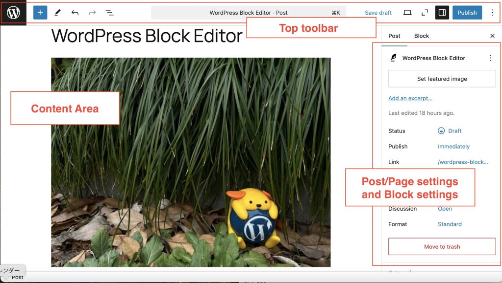 WordPress blok editörü genel görünümü